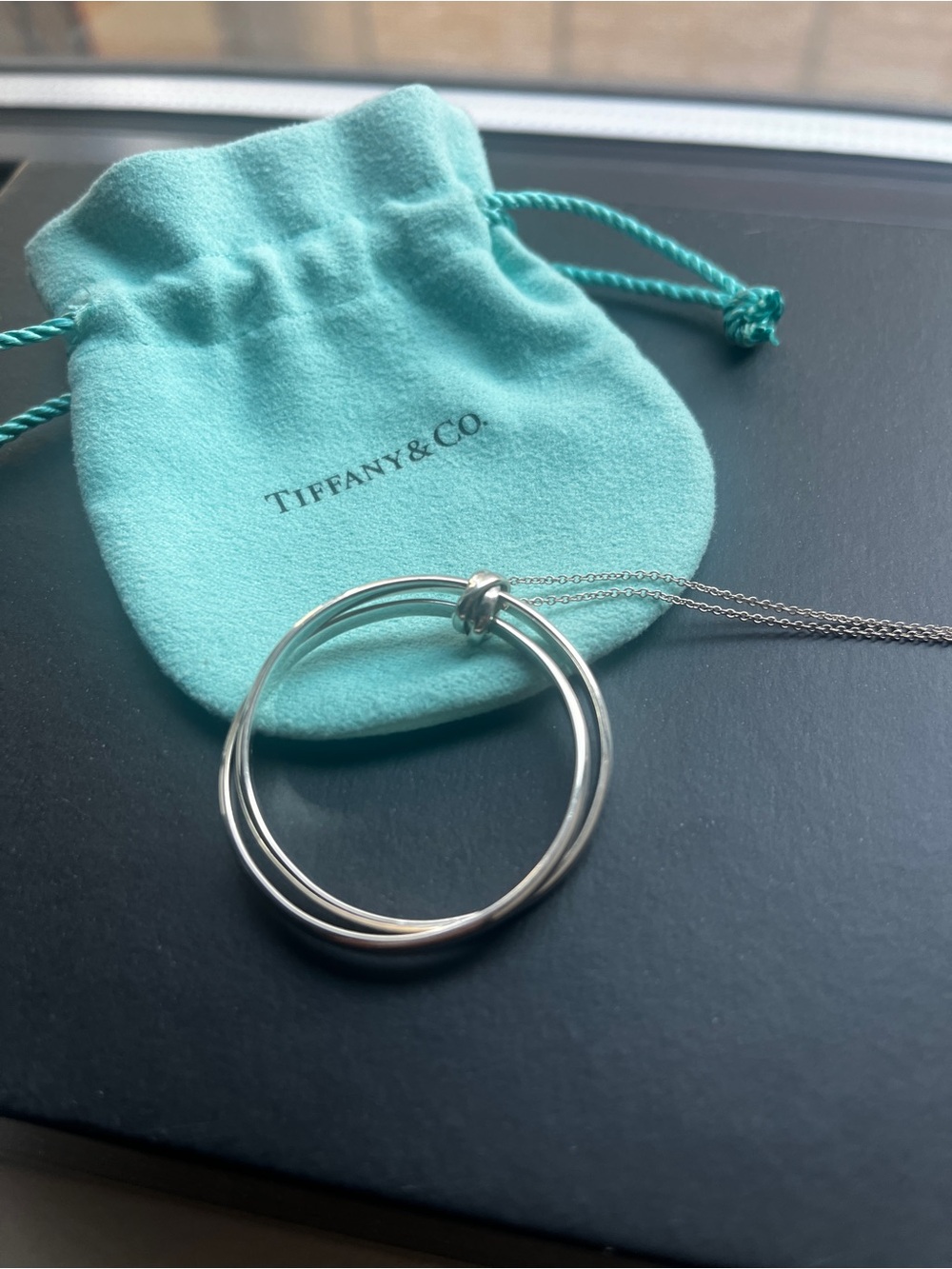 Tiffany & Co. Melody Circle Pendant Necklace - Sterling silver